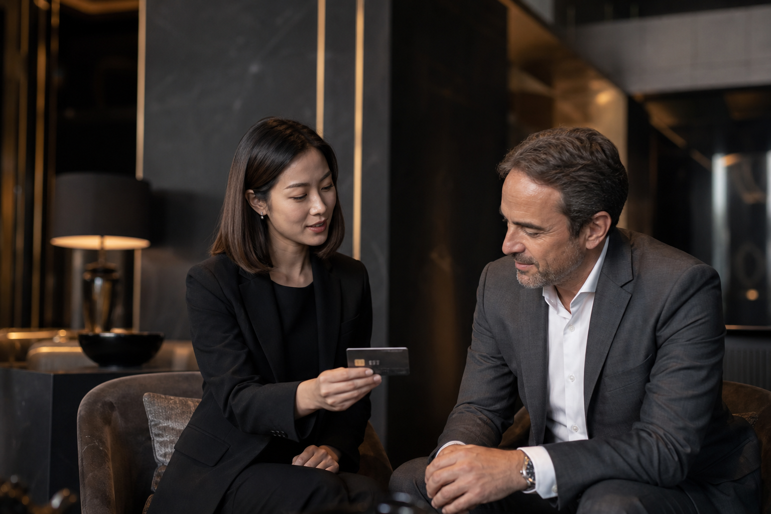 Gold Card private client advisor meeting